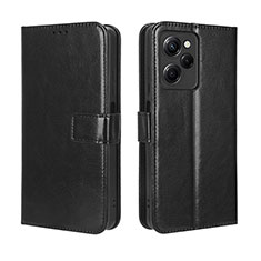 Handytasche Stand Schutzhülle Flip Leder Hülle BY5 für Xiaomi Redmi Note 12 Pro Speed 5G Schwarz