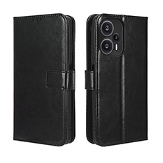 Handytasche Stand Schutzhülle Flip Leder Hülle BY5 für Xiaomi Redmi Note 12 Turbo 5G Schwarz