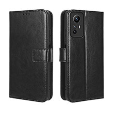 Handytasche Stand Schutzhülle Flip Leder Hülle BY5 für Xiaomi Redmi Note 12S Schwarz