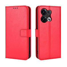 Handytasche Stand Schutzhülle Flip Leder Hülle BY5 für Xiaomi Redmi Note 13 5G Rot