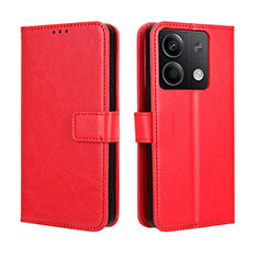 Handytasche Stand Schutzhülle Flip Leder Hülle BY5 für Xiaomi Redmi Note 13 5G Rot