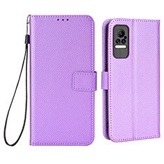 Handytasche Stand Schutzhülle Flip Leder Hülle BY6 für Xiaomi Civi 1S 5G Violett