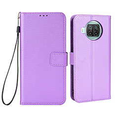 Handytasche Stand Schutzhülle Flip Leder Hülle BY6 für Xiaomi Mi 10i 5G Violett