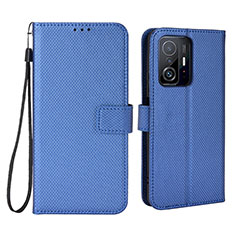 Handytasche Stand Schutzhülle Flip Leder Hülle BY6 für Xiaomi Mi 11T 5G Blau