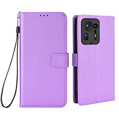 Handytasche Stand Schutzhülle Flip Leder Hülle BY6 für Xiaomi Mi Mix 4 5G Violett