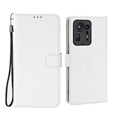 Handytasche Stand Schutzhülle Flip Leder Hülle BY6 für Xiaomi Mi Mix 4 5G Weiß