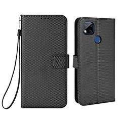 Handytasche Stand Schutzhülle Flip Leder Hülle BY6 für Xiaomi POCO C3 Schwarz