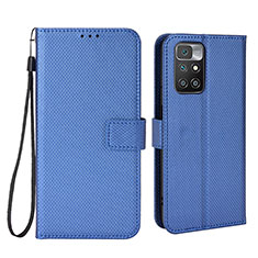 Handytasche Stand Schutzhülle Flip Leder Hülle BY6 für Xiaomi Redmi 10 (2022) Blau