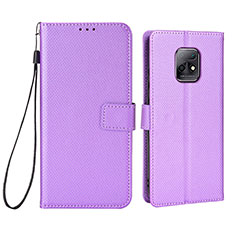 Handytasche Stand Schutzhülle Flip Leder Hülle BY6 für Xiaomi Redmi 10X Pro 5G Violett