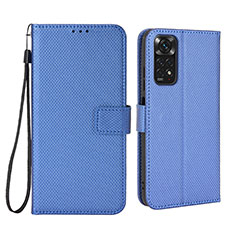 Handytasche Stand Schutzhülle Flip Leder Hülle BY6 für Xiaomi Redmi Note 11 4G (2022) Blau