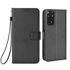 Handytasche Stand Schutzhülle Flip Leder Hülle BY6 für Xiaomi Redmi Note 11 4G (2022) Schwarz