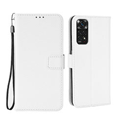 Handytasche Stand Schutzhülle Flip Leder Hülle BY6 für Xiaomi Redmi Note 11S 4G Weiß