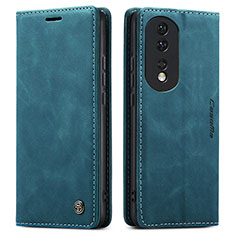 Handytasche Stand Schutzhülle Flip Leder Hülle C01S für Huawei Honor 80 Pro Flat 5G Blau