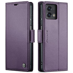 Handytasche Stand Schutzhülle Flip Leder Hülle C01S für Motorola Moto G Stylus (2023) 4G Violett