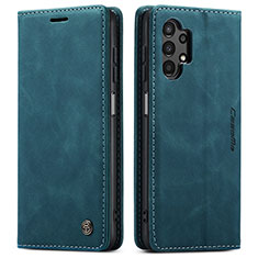 Handytasche Stand Schutzhülle Flip Leder Hülle C01S für Samsung Galaxy A13 4G Blau
