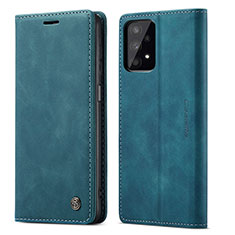 Handytasche Stand Schutzhülle Flip Leder Hülle C01S für Samsung Galaxy A32 5G Blau