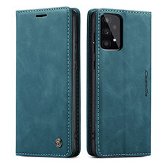 Handytasche Stand Schutzhülle Flip Leder Hülle C01S für Samsung Galaxy A33 5G Blau