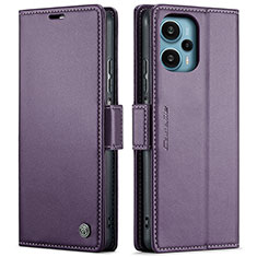 Handytasche Stand Schutzhülle Flip Leder Hülle C01S für Xiaomi Poco F5 5G Violett