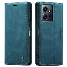 Handytasche Stand Schutzhülle Flip Leder Hülle C01S für Xiaomi Redmi Note 12 4G Blau