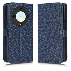 Handytasche Stand Schutzhülle Flip Leder Hülle C01X für Huawei Honor X9a 5G Blau