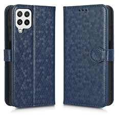 Handytasche Stand Schutzhülle Flip Leder Hülle C01X für Samsung Galaxy A12 5G Blau