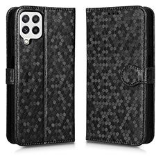 Handytasche Stand Schutzhülle Flip Leder Hülle C01X für Samsung Galaxy A12 5G Schwarz