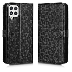 Handytasche Stand Schutzhülle Flip Leder Hülle C01X für Samsung Galaxy A12 Nacho Schwarz