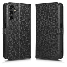 Handytasche Stand Schutzhülle Flip Leder Hülle C01X für Samsung Galaxy A24 4G Schwarz