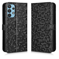 Handytasche Stand Schutzhülle Flip Leder Hülle C01X für Samsung Galaxy A32 4G Schwarz