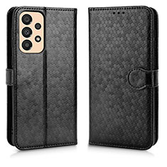 Handytasche Stand Schutzhülle Flip Leder Hülle C01X für Samsung Galaxy A33 5G Schwarz