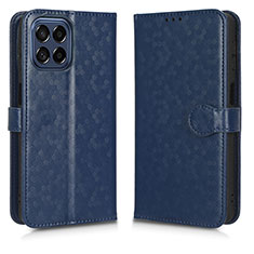 Handytasche Stand Schutzhülle Flip Leder Hülle C01X für Samsung Galaxy M33 5G Blau