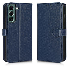 Handytasche Stand Schutzhülle Flip Leder Hülle C01X für Samsung Galaxy S23 Plus 5G Blau