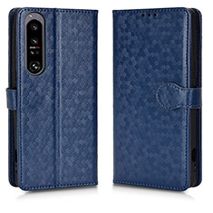 Handytasche Stand Schutzhülle Flip Leder Hülle C01X für Sony Xperia 1 IV Blau