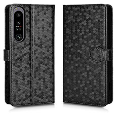 Handytasche Stand Schutzhülle Flip Leder Hülle C01X für Sony Xperia 1 IV SO-51C Schwarz