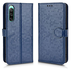 Handytasche Stand Schutzhülle Flip Leder Hülle C01X für Sony Xperia 10 IV SO-52C Blau