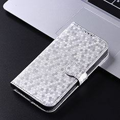 Handytasche Stand Schutzhülle Flip Leder Hülle C01X für Xiaomi Mix Fold 3 5G Silber