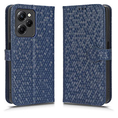 Handytasche Stand Schutzhülle Flip Leder Hülle C01X für Xiaomi Poco X5 Pro 5G Blau