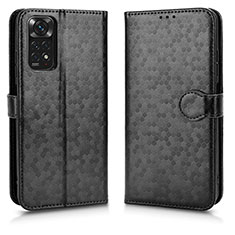 Handytasche Stand Schutzhülle Flip Leder Hülle C01X für Xiaomi Redmi Note 11 4G (2022) Schwarz