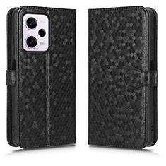 Handytasche Stand Schutzhülle Flip Leder Hülle C01X für Xiaomi Redmi Note 12 Explorer Schwarz