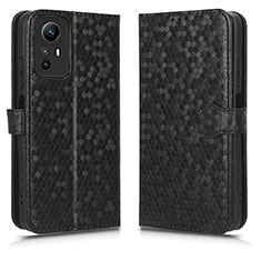 Handytasche Stand Schutzhülle Flip Leder Hülle C01X für Xiaomi Redmi Note 12S Schwarz