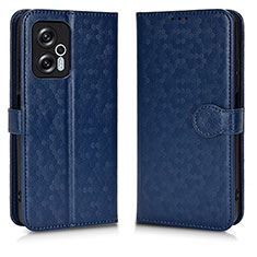 Handytasche Stand Schutzhülle Flip Leder Hülle C01X für Xiaomi Redmi Note 12T Pro 5G Blau