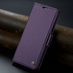 Handytasche Stand Schutzhülle Flip Leder Hülle C02S für Xiaomi Poco F5 5G Violett