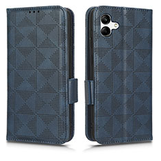 Handytasche Stand Schutzhülle Flip Leder Hülle C02X für Samsung Galaxy A04 4G Blau