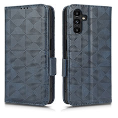 Handytasche Stand Schutzhülle Flip Leder Hülle C02X für Samsung Galaxy A04s Blau