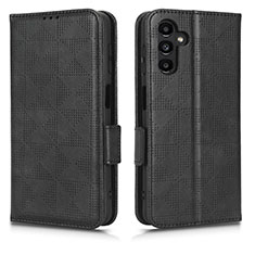 Handytasche Stand Schutzhülle Flip Leder Hülle C02X für Samsung Galaxy A04s Schwarz