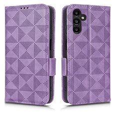 Handytasche Stand Schutzhülle Flip Leder Hülle C02X für Samsung Galaxy A04s Violett