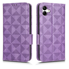 Handytasche Stand Schutzhülle Flip Leder Hülle C02X für Samsung Galaxy A05 Violett