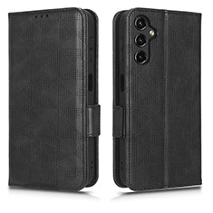 Handytasche Stand Schutzhülle Flip Leder Hülle C02X für Samsung Galaxy M44 5G Schwarz