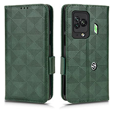 Handytasche Stand Schutzhülle Flip Leder Hülle C02X für Xiaomi Black Shark 5 Pro 5G Grün