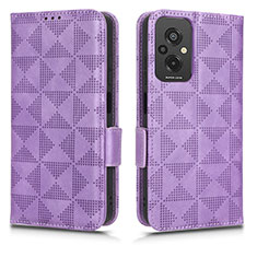 Handytasche Stand Schutzhülle Flip Leder Hülle C02X für Xiaomi Redmi 11 Prime 4G Violett